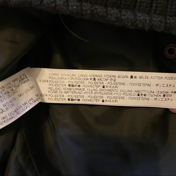 Zara Quilted Jacket with Belt - Picture 9 of 9